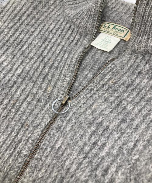 L.L.Bean（エルエルビーン）L.L.Bean (エルエルビーン) 80ｓドライバーズニット グレー サイズ:Ⅿの古着・服飾アイテム