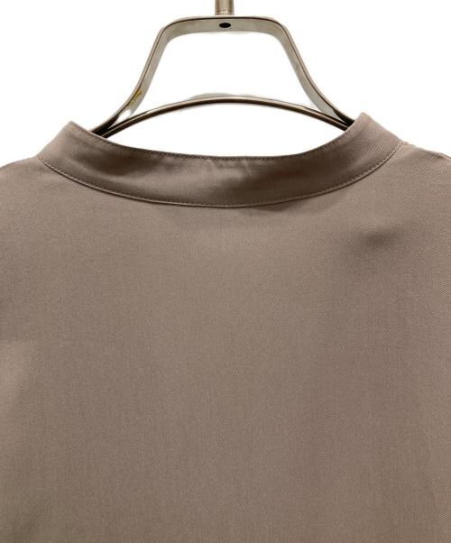 mizuiro-ind（ミズイロインド）mizuiro-ind (ミズイロインド) ロングシャツ ブラウン サイズ:freeの古着・服飾アイテム