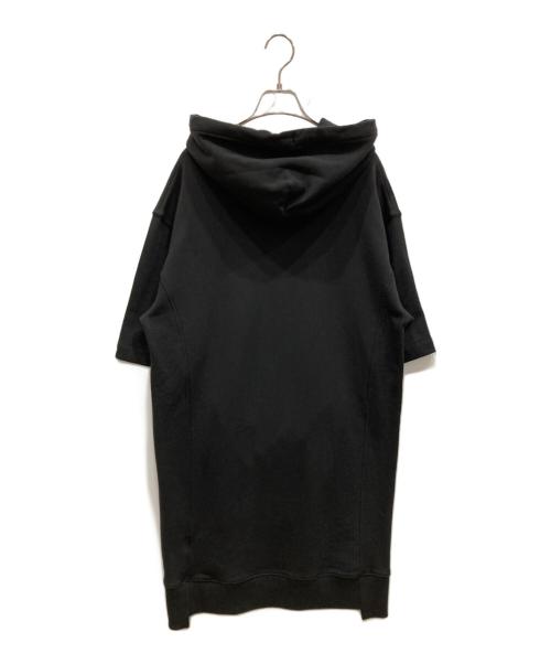 Calvin Klein Jeans（カルバンクラインジーンズ）Calvin Klein Jeans (カルバンクラインジーンズ) スウェットフーディワンピース ブラック サイズ:Ⅿの古着・服飾アイテム