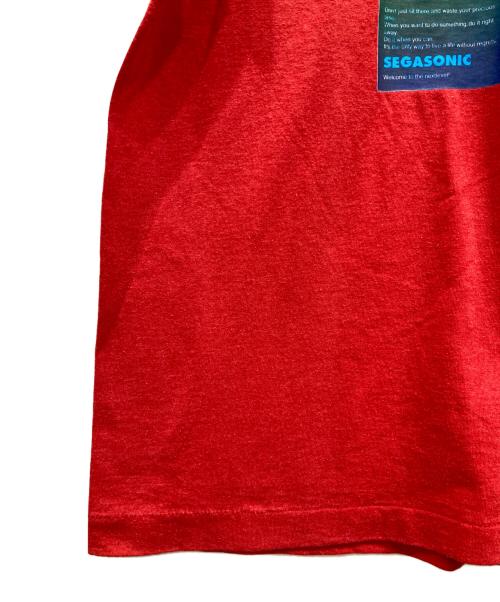 GAMESOUL（ゲームソウル）GAMESOUL (ゲームソウル) 90s SONIC tシャツ レッド サイズ:Lの古着・服飾アイテム