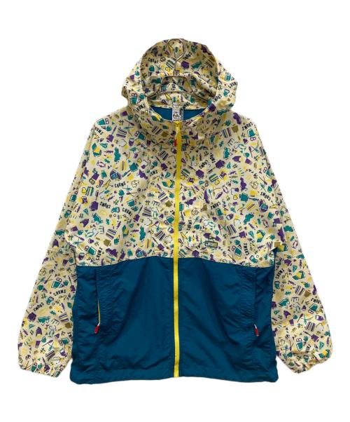 CHUMS（チャムス）CHUMS (チャムス) キャンプフィールドフーディ ベージュ×グリーン サイズ:SIZE XLの古着・服飾アイテム