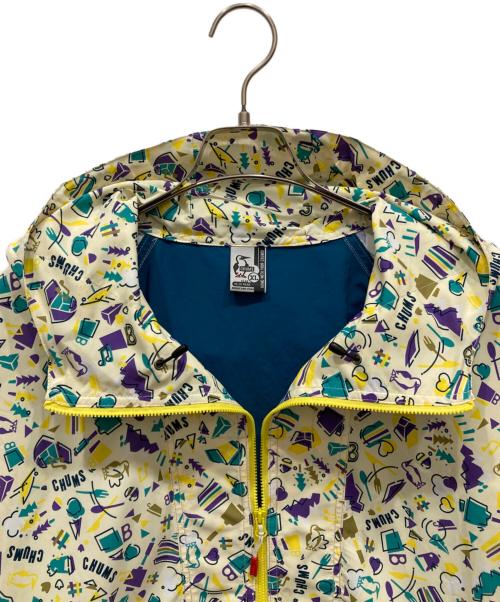 CHUMS（チャムス）CHUMS (チャムス) キャンプフィールドフーディ ベージュ×グリーン サイズ:SIZE XLの古着・服飾アイテム