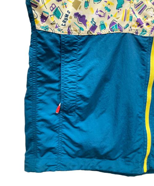 CHUMS（チャムス）CHUMS (チャムス) キャンプフィールドフーディ ベージュ×グリーン サイズ:SIZE XLの古着・服飾アイテム