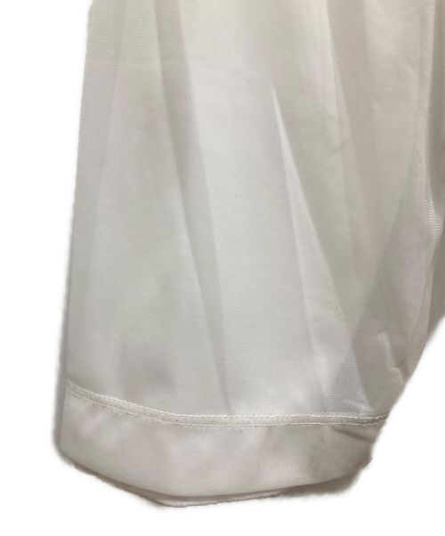 ALMOSTBLACK（オールモストブラック）ALMOSTBLACK (オールモストブラック) LAYERED L/S CREW NECK PRINT TEE ホワイト サイズ:2の古着・服飾アイテム