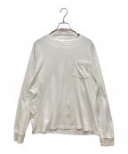 COMOLIコモリ）の古着「surplus l/s t-shirt」｜ホワイト