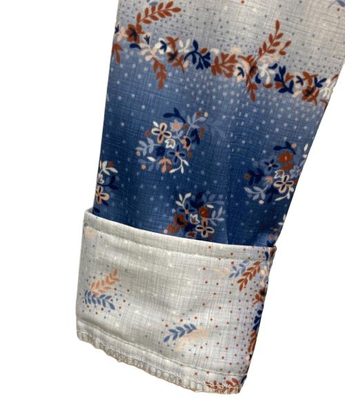 mr.jan（エム.ジェーエーエヌ）mr.jan (エム.ジェーエーエヌ) 70s 柄シャツ ブルー サイズ:Mの古着・服飾アイテム