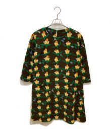 45R（フォーティファイブ・アール）の古着「ライトモールカラーリリープリントワンピース」｜ブラウン