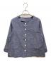 ヤンマ産業（ヤンマサンギョウ）の古着「ノーカラージャケット」｜ブルー