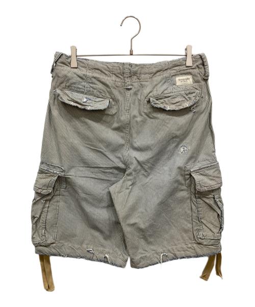 Abercrombie & Fitch（アバクロンビー アンド フィッチ）Abercrombie & Fitch (アバクロンビー アンド フィッチ) リメイク加工カーゴショーツ ブルー サイズ:30の古着・服飾アイテム