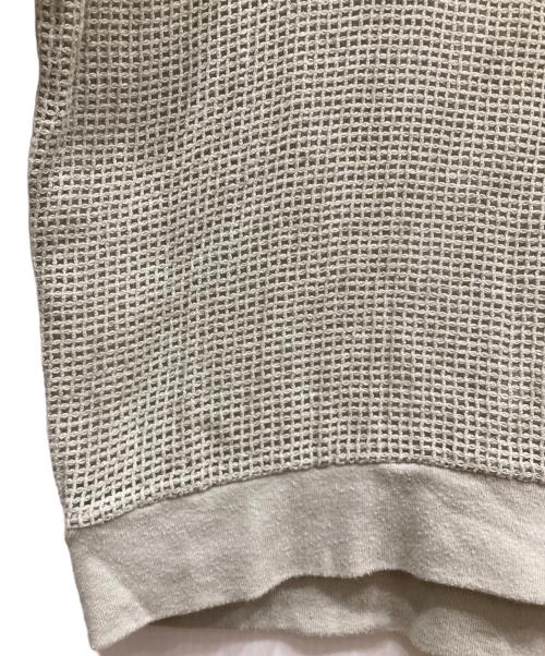 stussy（ステューシー）stussy (ステューシー) 22SS cotton mesh ls crew グレー サイズ:Ⅼの古着・服飾アイテム