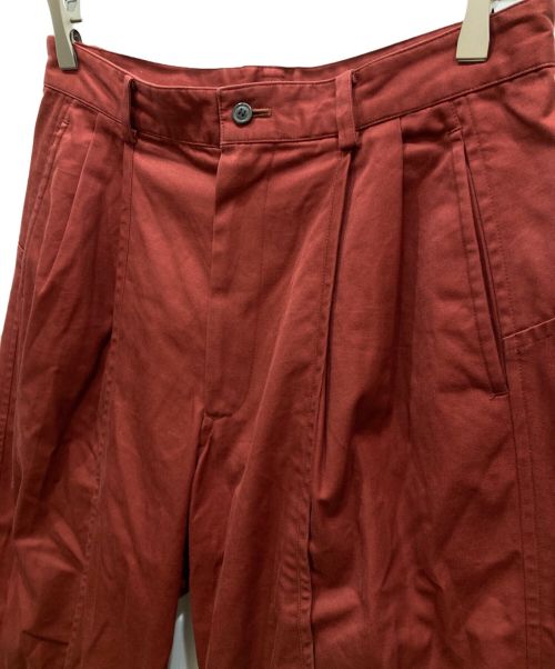 ISSEY MIYAKE（イッセイミヤケ）ISSEY MIYAKE (イッセイミヤケ) 90sデザインタックパンツ ブラウン サイズ:XLの古着・服飾アイテム
