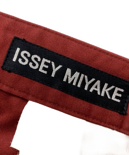 ISSEY MIYAKE（イッセイミヤケ）ISSEY MIYAKE (イッセイミヤケ) 90sデザインタックパンツ ブラウン サイズ:XLの古着・服飾アイテム