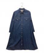 STUDIO D'ARTISANステュディオダルチザン）の古着「デニムワンピース」｜インディゴ