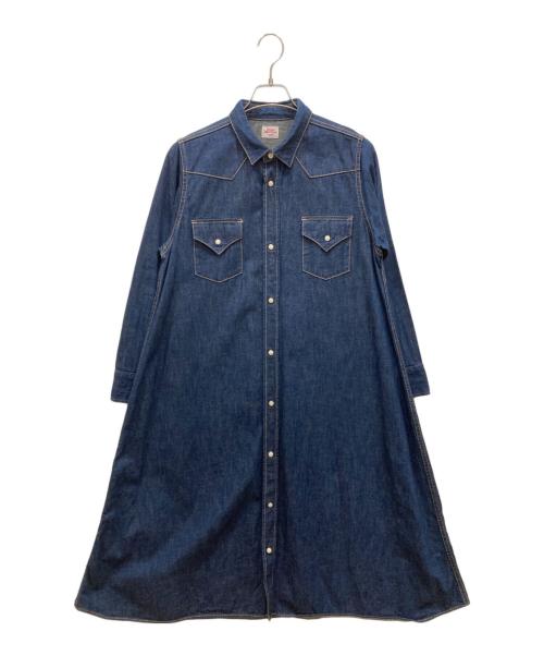 STUDIO D'ARTISAN（ステュディオダルチザン）STUDIO D'ARTISAN (ステュディオダルチザン) デニムワンピース インディゴ サイズ:Ⅿの古着・服飾アイテム