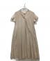 SLOBE IENA（スローブ イエナ）の古着「ラミーVネックワンピースラミーVネックワンピース」｜ベージュ