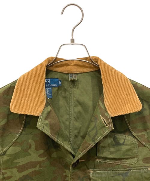 POLO RALPH LAUREN（ポロ・ラルフローレン）POLO RALPH LAUREN (ポロ・ラルフローレン) 00s カモ柄ハンティングジャケット カーキ サイズ:Sの古着・服飾アイテム