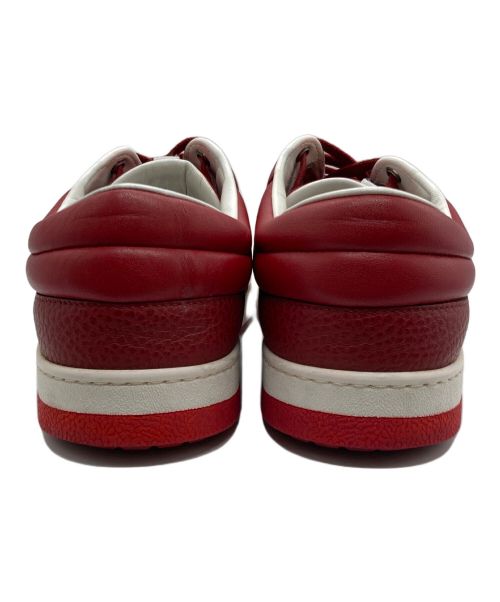 GUCCI（グッチ）GUCCI (グッチ) Ronnie Low Web Sneaker レッド サイズ:9の古着・服飾アイテム