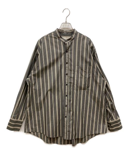 TODAYFUL（トゥデイフル）TODAYFUL (トゥデイフル) ストライプオーバーシャツ グレー サイズ:SIZE Freeの古着・服飾アイテム