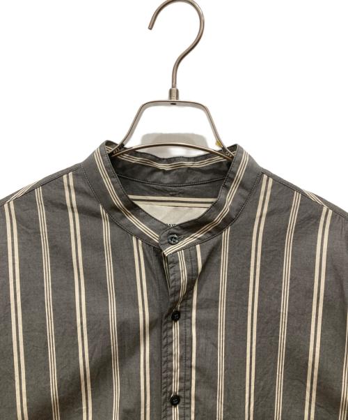 TODAYFUL（トゥデイフル）TODAYFUL (トゥデイフル) ストライプオーバーシャツ グレー サイズ:SIZE Freeの古着・服飾アイテム