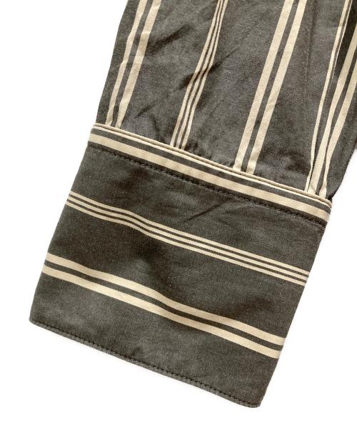 TODAYFUL（トゥデイフル）TODAYFUL (トゥデイフル) ストライプオーバーシャツ グレー サイズ:SIZE Freeの古着・服飾アイテム