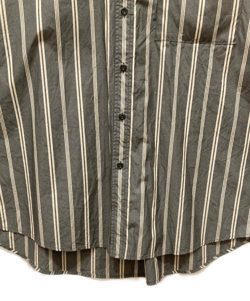 TODAYFUL（トゥデイフル）TODAYFUL (トゥデイフル) ストライプオーバーシャツ グレー サイズ:SIZE Freeの古着・服飾アイテム