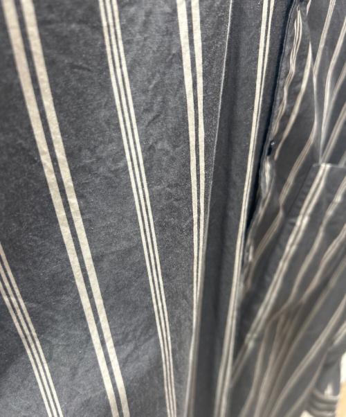 TODAYFUL（トゥデイフル）TODAYFUL (トゥデイフル) ストライプオーバーシャツ グレー サイズ:SIZE Freeの古着・服飾アイテム