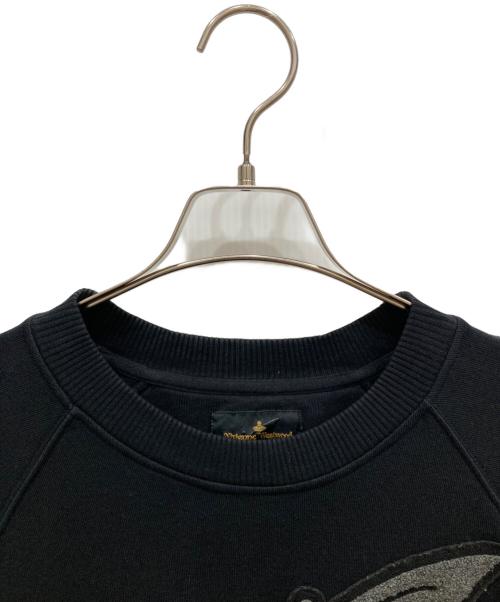 Vivienne Westwood ANGLOMANIA（ヴィヴィアンウエストウッドアングロマニア）VIVIENNE WESTWOOD ANGLOMANIA (ヴィヴィアンウエストウッドアングロマニア) ワッペンスウェット ブラック サイズ:XSの古着・服飾アイテム