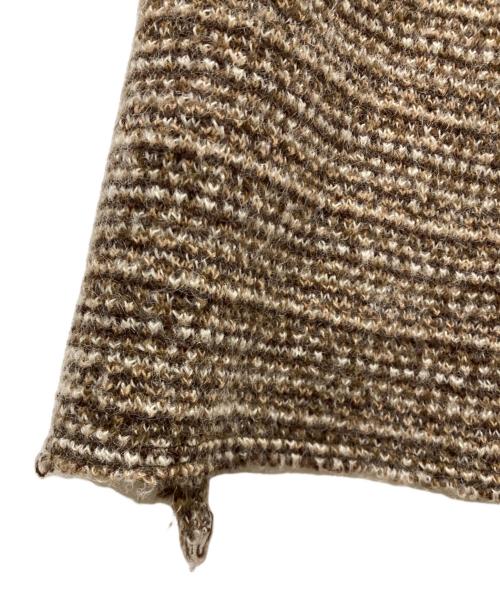 JUNYA WATANABE MAN PINK（ジュンヤワタナベマン ピンク）JUNYA WATANABE MAN PINK (ジュンヤワタナベマン ピンク) ショールニット ベージュ サイズ:-の古着・服飾アイテム