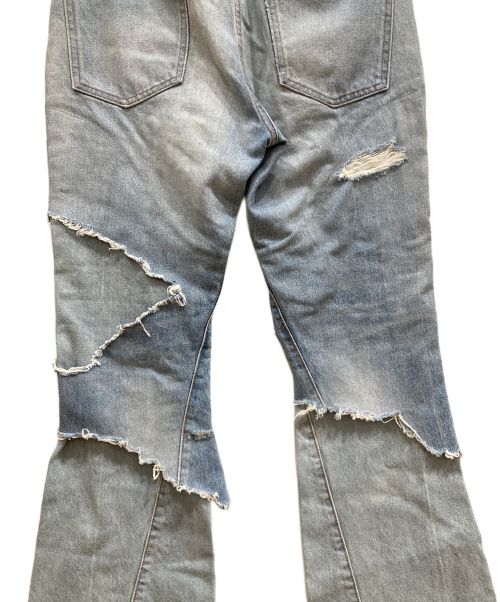 FORSOMEONE（フォーサムワン）FORSOMEONE (フォーサムワン) MICKEY LAYERED DENIM　デニムパンツ インディゴ サイズ:46の古着・服飾アイテム