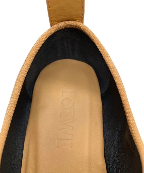 LOEWE（ロエベ）LOEWE (ロエベ) アナグラムソフトナッパダービーシューズ ブラウン サイズ:SIZE 36の古着・服飾アイテム