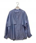 BEARDSLEYビアズリー）の古着「レイヤードシャツ」｜ブルー