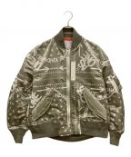 sacai×eric hazeサカイ×エリック・ヘイズ）の古着「Bandana Print Blouson」｜グリーン