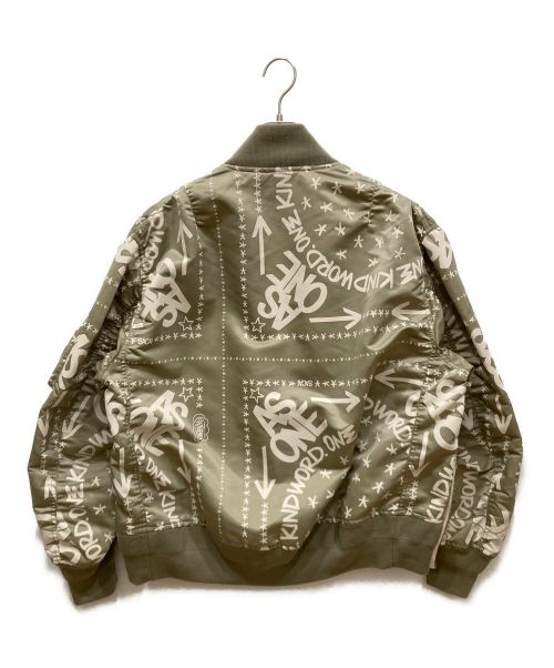 sacai（サカイ）sacai (サカイ) eric haze (エリックヘイズ) Bandana Print Blouson グリーン サイズ:SIZE 1の古着・服飾アイテム