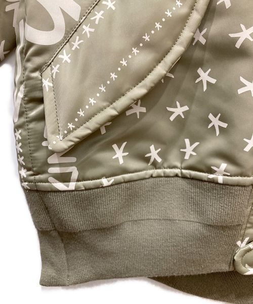 sacai（サカイ）sacai (サカイ) eric haze (エリックヘイズ) Bandana Print Blouson グリーン サイズ:SIZE 1の古着・服飾アイテム
