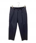 KOLORカラー）の古着「T/W ハードポプリン TUCK PT」｜ネイビー