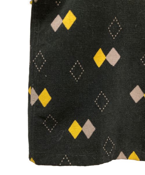 STYLE EYES（スタイルアイズ）STYLE EYES (スタイルアイズ) アーガイルコーデュロイシャツ ブラック サイズ:SIZE Mの古着・服飾アイテム