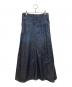 W by woadblue (ダブリュ バイ ウォードブルー) マキシフレアデニムスカート インディゴ サイズ:M：6000円