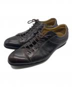 STEFANO BIステファーノビ）の古着「ドライングレザーシューズ」｜ブラウン