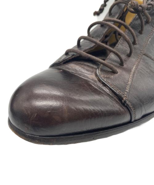 STEFANO BI（ステファーノビ）STEFANO BI (ステファーノビ) ドライングレザーシューズ ブラウン サイズ:7の古着・服飾アイテム