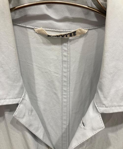 AURALEE（オーラリー）AURALEE (オーラリー) FINX HARD TWIST GABARDINE SLEEVELESS JUMPSUIT グレーの古着・服飾アイテム