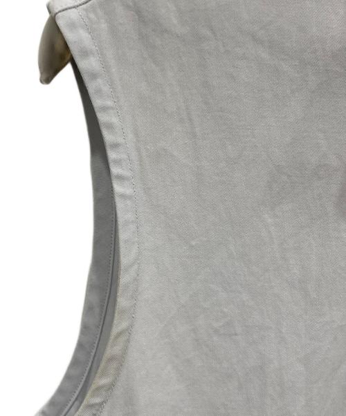 AURALEE（オーラリー）AURALEE (オーラリー) FINX HARD TWIST GABARDINE SLEEVELESS JUMPSUIT グレーの古着・服飾アイテム