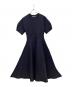 RANDEBOO（ランデブー）の古着「Shihoutte puff dress」｜ネイビー