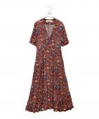 THE SHINZONEザ シンゾーン）の古着「ORIENTAL FLOWER CACHECOEUR DRESS」｜レッド