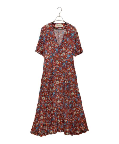 THE SHINZONE（ザ シンゾーン）THE SHINZONE (ザ シンゾーン) ORIENTAL FLOWER CACHECOEUR DRESS レッド サイズ:34の古着・服飾アイテム