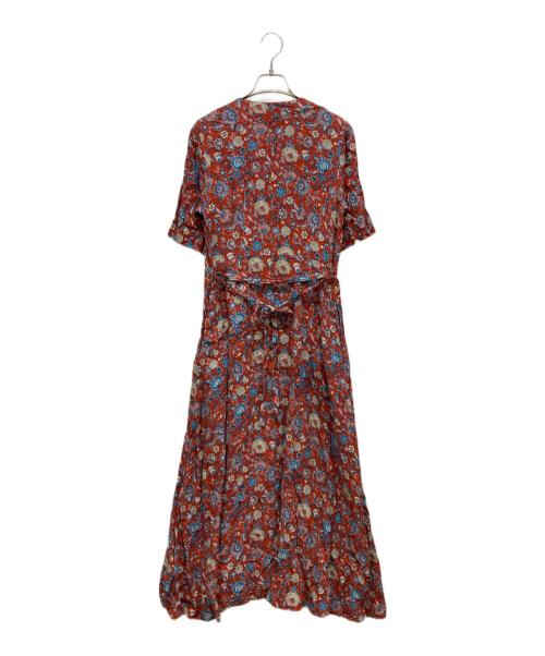 THE SHINZONE（ザ シンゾーン）THE SHINZONE (ザ シンゾーン) ORIENTAL FLOWER CACHECOEUR DRESS レッド サイズ:34の古着・服飾アイテム