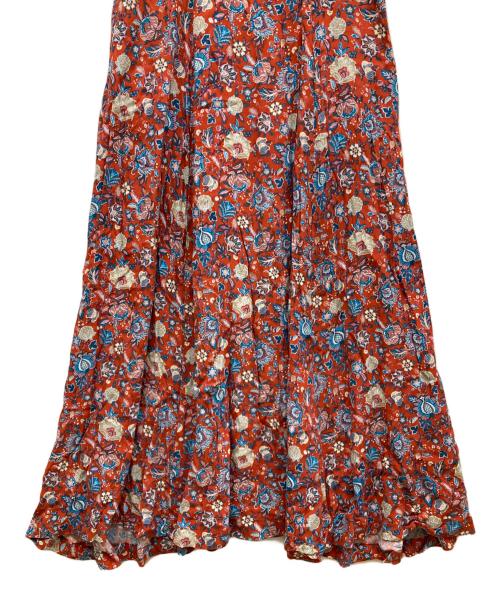 THE SHINZONE（ザ シンゾーン）THE SHINZONE (ザ シンゾーン) ORIENTAL FLOWER CACHECOEUR DRESS レッド サイズ:34の古着・服飾アイテム