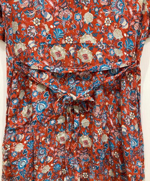 THE SHINZONE（ザ シンゾーン）THE SHINZONE (ザ シンゾーン) ORIENTAL FLOWER CACHECOEUR DRESS レッド サイズ:34の古着・服飾アイテム