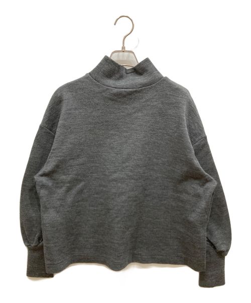 mina perhonen（ミナ ペルホネン）mina perhonen (ミナ ペルホネン) ハイネックカットソー グレー サイズ:36の古着・服飾アイテム