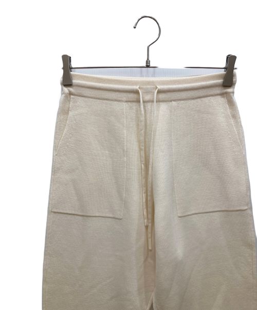 ebure（エブール）ebure (エブール) ライトウールミラノジョガーパンツ オフホワイト サイズ:36の古着・服飾アイテム