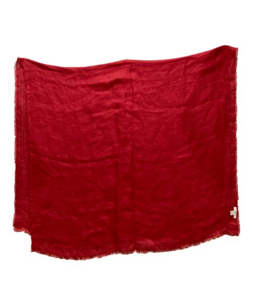 THROW（スロー）THROW (スロー) リネンストール レッドの古着・服飾アイテム